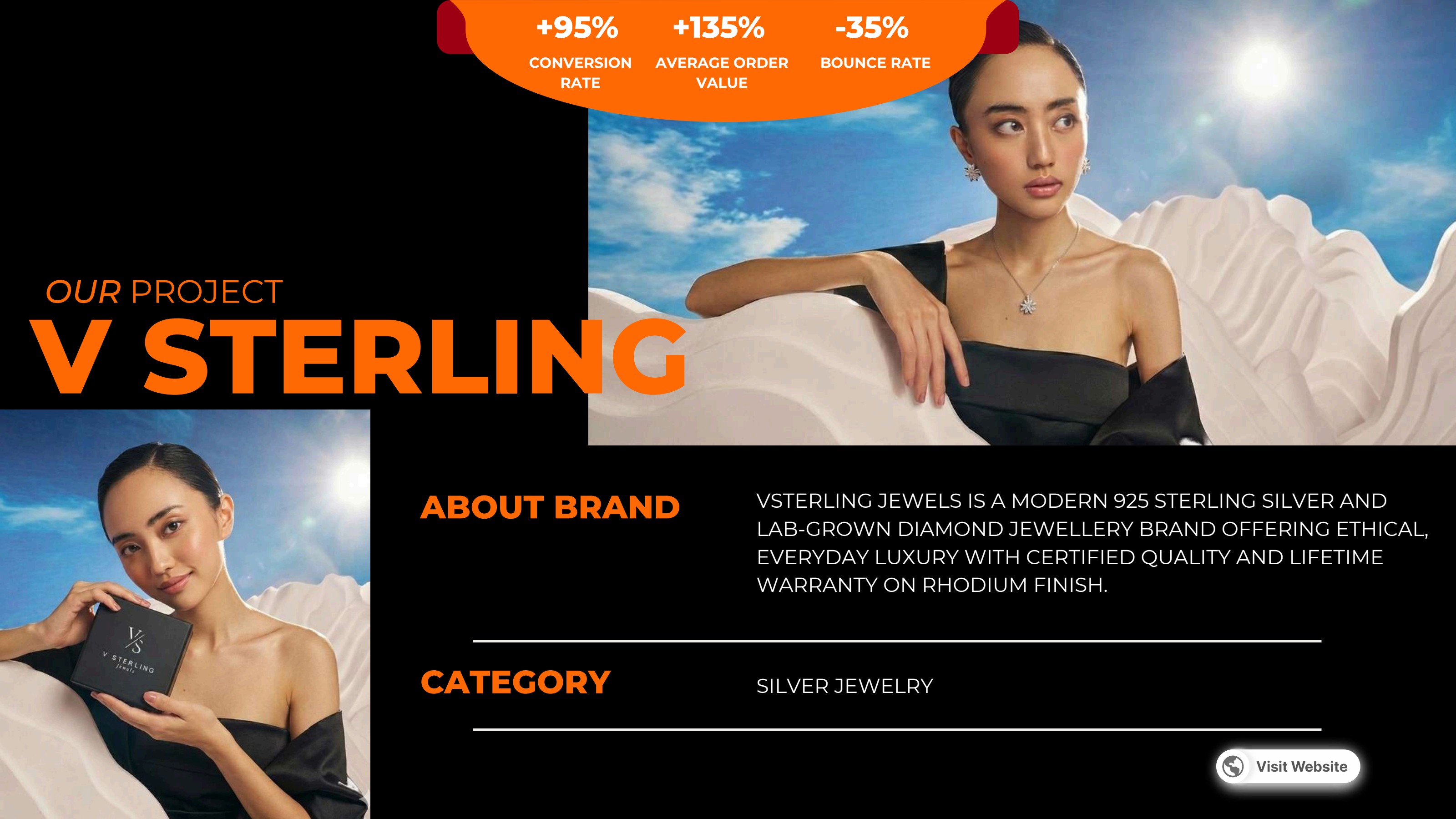 V Sterling — Silver Jewelry